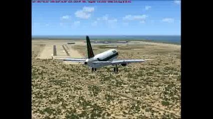 Fsx A320 Alitalia Landing In Rome