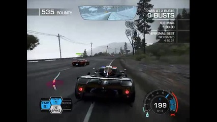 Need for speed Hot Pursuit Pagani Zonda Cinque Police