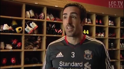 Jose Enrique - Първо интервю с екипа на Liverpool H D 720p