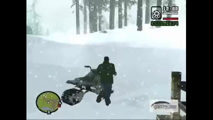 Winter and snow in Gta San Andreas 