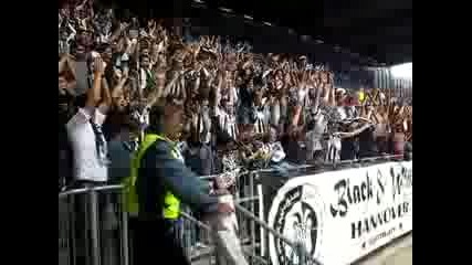 Arminia - Paok (Paok Fans In Germany)