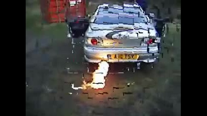 Subaru Impreza Flames 