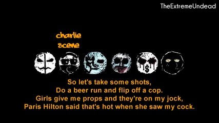 Hollywood Undead - Hollywood [ Lyrics Video ] [ Old Version ]