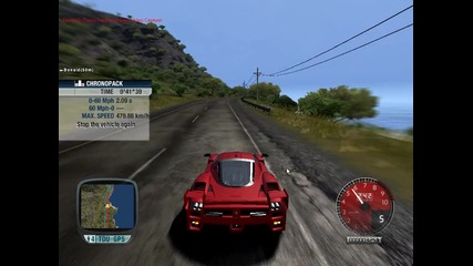 Tdu Ferrari Fxx top speed