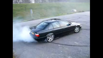 bmw 325i burnout 
