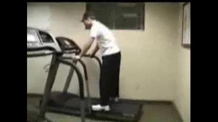 Идиот на пътечка за бягане