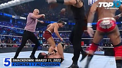 Top 10 Mejores Momentos de SmackDown: WWE Top 10, Mar 11, 2022