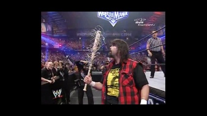 Edge vs Mick Foley Hardcore Match Wm22 Part 1