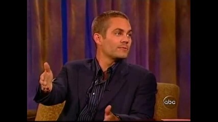 Paul Walker - Interview (добро качество)