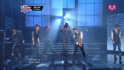C-clown - Shaking Heart @ Mcountdown 2013.4.18