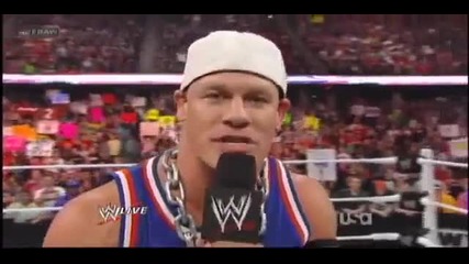 Wwe Raw - John Cena Word Life Return 12.03.2012