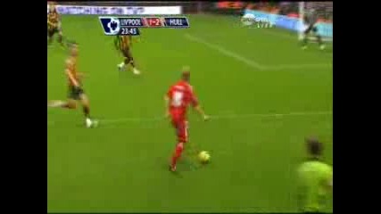 Gerrard За 1:2 Срещу Хъл Сити