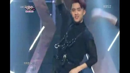 [live Hd 720p] 130802 Exo - Interview Growl Music Bank Comeback Stage