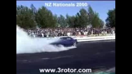 Mazda Rx - 7 - 3 Minuti Burnout Tyrbo