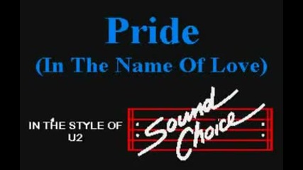 U2 - Pride ( In the name of love ) - karaoke