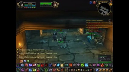 WoW LotLK Deathknight Интересен Quest Стрелба С Оръдие По Зомбита