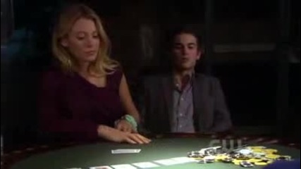Gossip Girl 3x06 Enough About Eve Serena and Nate Play Poker 
