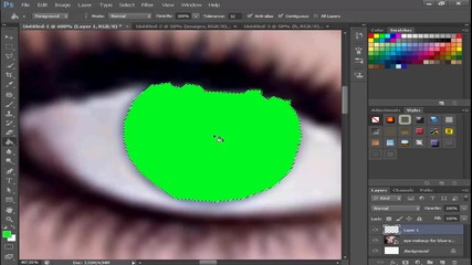 Как да променим цвета на очите с Photoshop cs6 !