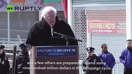 Sanders Rallies Supporters in Coney Island Ahead of New York Primary