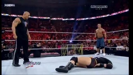 The Rock Cena Segment - Part 2 2 [raw 4 4 11]