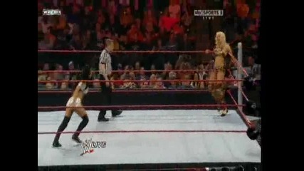 Wwe Raw 22.02.2010 Maryse vs Gail Kim