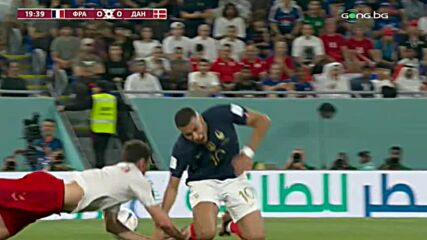 Франция – Дания 0:0 /първо полувреме/