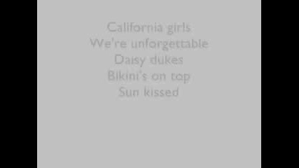 Katy Perry Feat Snoop Dogg - California Girls Lyrics 