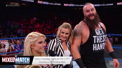 Alexa Bliss thinks Braun Strowman is "kinda cute" on WWE Mixed Match Challenge