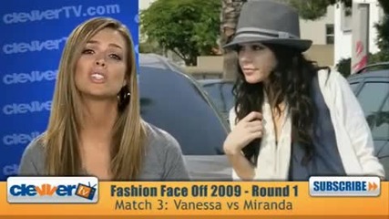Vanessa Hudgens Vs Miranda Cosgrove Fashion Face Off 2009 