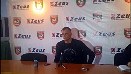 Здравков: Излизаме за победа срещу Левски