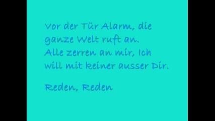 Tokio Hotel - Reden (lyrics)