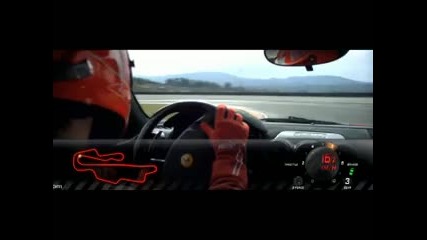 Michael Schumacher Test Drives the Ferrari F430 Scuderia 