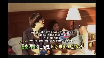 [ Aadbsk3 Cut - Eng Sub] - Jaejoong and Yunhos Bag Contents - Part 6 /15