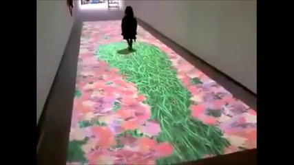 килим променя формата си при движение