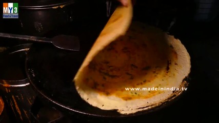 Бърза Храна на улицата .. Sada Dosa - Belasis Bridgedosa - Popular South Indian Food