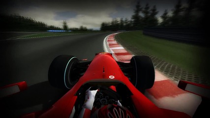 rfactor F1 2009 - Kimi Raikkonen onboard Spa Francorchamps [ Test Quality ]