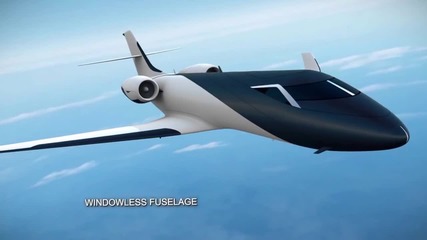 Бъдещето на самолетостроенето .. Technicon France Ixion Windowless Jet Concept