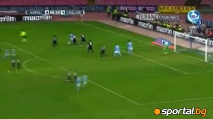 Наполи - Каляри 6:3 ( Serie A 09.03.2012 )