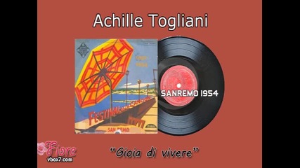 Sanremo 1954 - Achille Togliani - Gioia di vivere