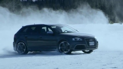 Забавление на сняг и лед с Audi Rs 3 Sportback !