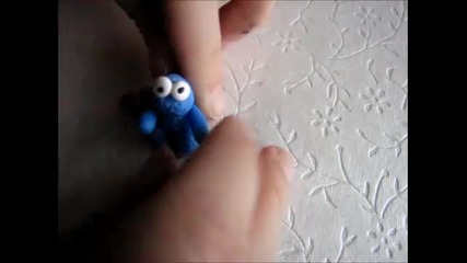Как да си направим Cookie Monster от полимерна глина 