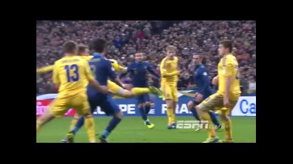 франция Успя! Франция - Украйна 3:0 ( Всичките Голове ) 19.11.13