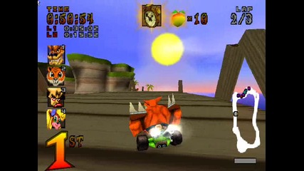 Crash Team Racing - Area N. Sanity Beach - Crash Cove - Trophy 