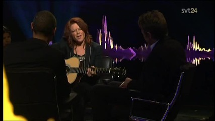 Rosanne Cash - Girl From The North Country (live Skavlan 2009) 