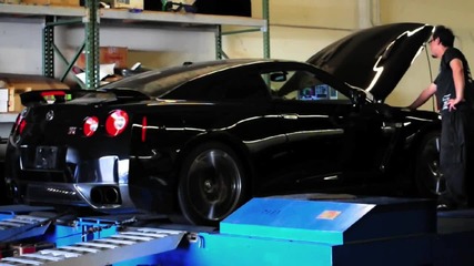 R35 Gtr Twin Turbo Dyno @ Sp Engineering 