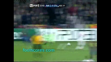 Barcelona vs Stuttgart 3 - 0 Goals 17.03.10 Uefa Cl 