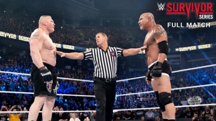 Goldberg vs. Brock Lesnar - Mega Match: Survivor Series 2016 (Full match - WWE Network Exclusive)