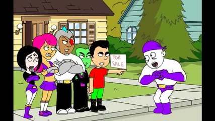 frieza grounds Robin, Beast Boy, Cybrog and Starfire and gets grounded