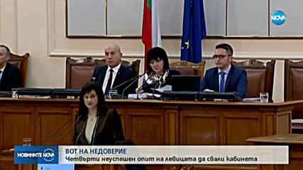 Кабинетът "Борисов 3" оцеля след вот на недоверие