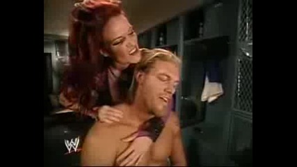 Lita And Edge Backstage
